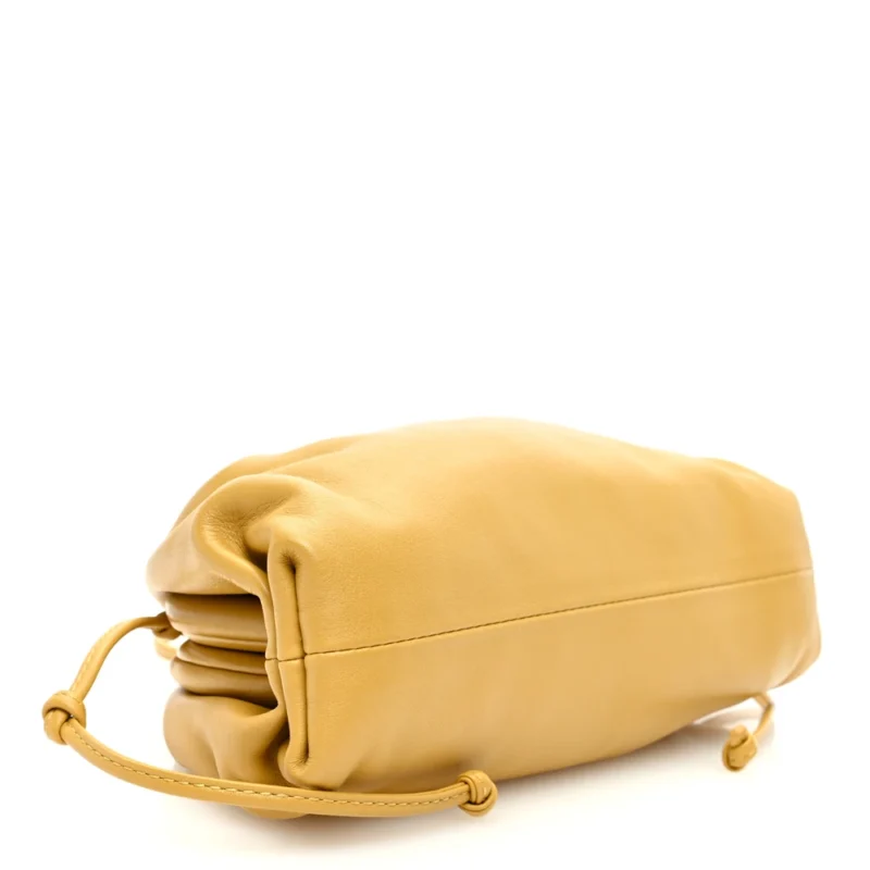 BOTTEGA VENETA MINI THE POUCH BUTTERSCOTCH BUTTER CALF LEATHER - Image 6