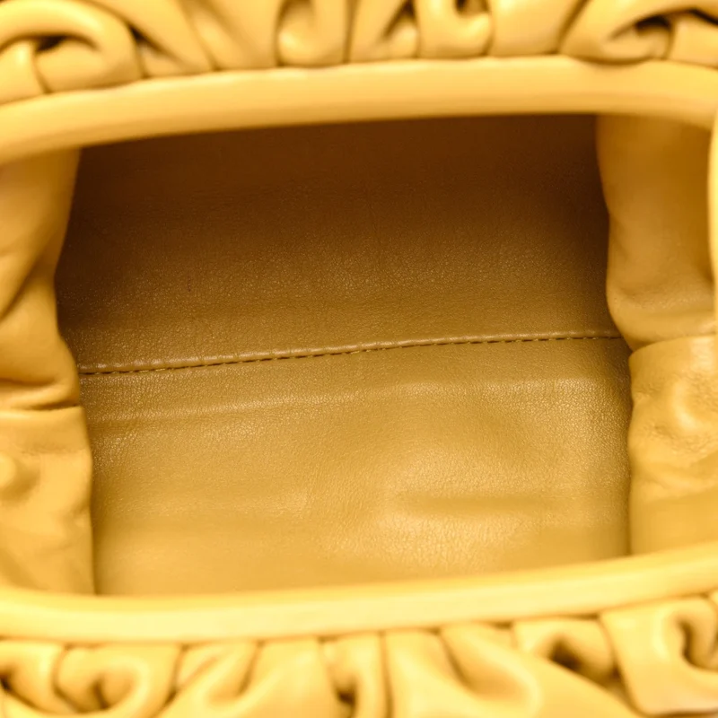 BOTTEGA VENETA MINI THE POUCH BUTTERSCOTCH BUTTER CALF LEATHER - Image 7