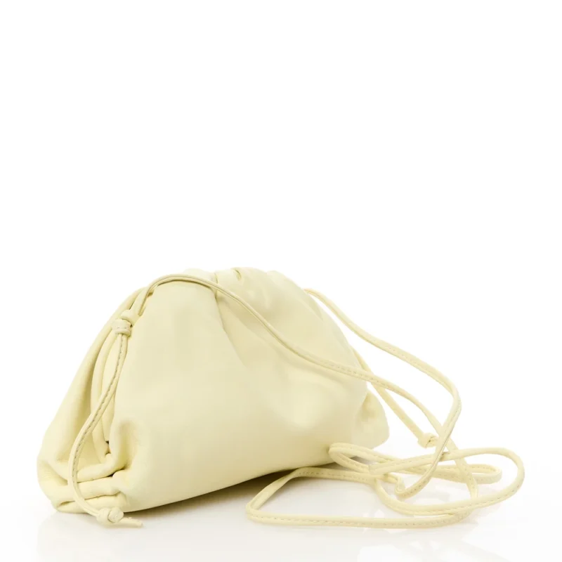 BOTTEGA VENETA MINI THE POUCH ZEST WASHED BUTTER CALF LEATHER - Image 3