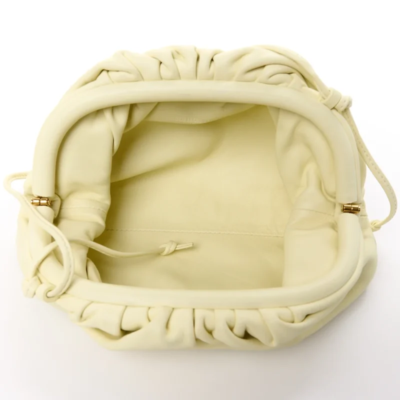 BOTTEGA VENETA MINI THE POUCH ZEST WASHED BUTTER CALF LEATHER - Image 7