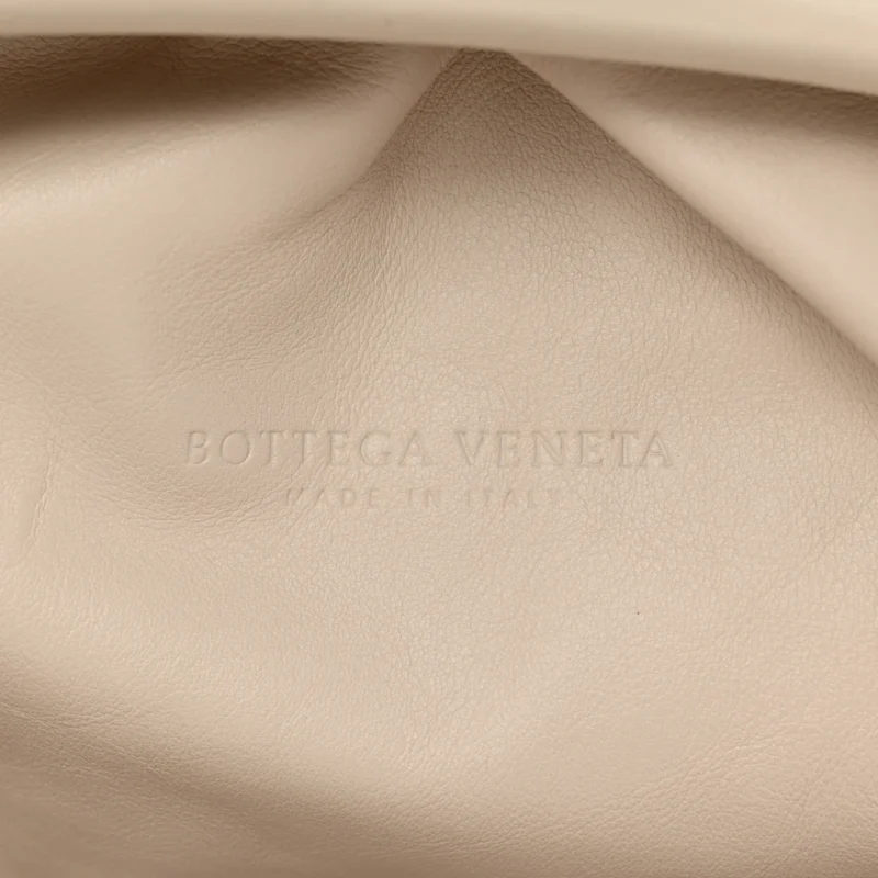 BOTTEGA VENETA OVERSIZED THE POUCH CLUTCH MIST SMOOTH BUTTER CALF LEATHER - Image 2
