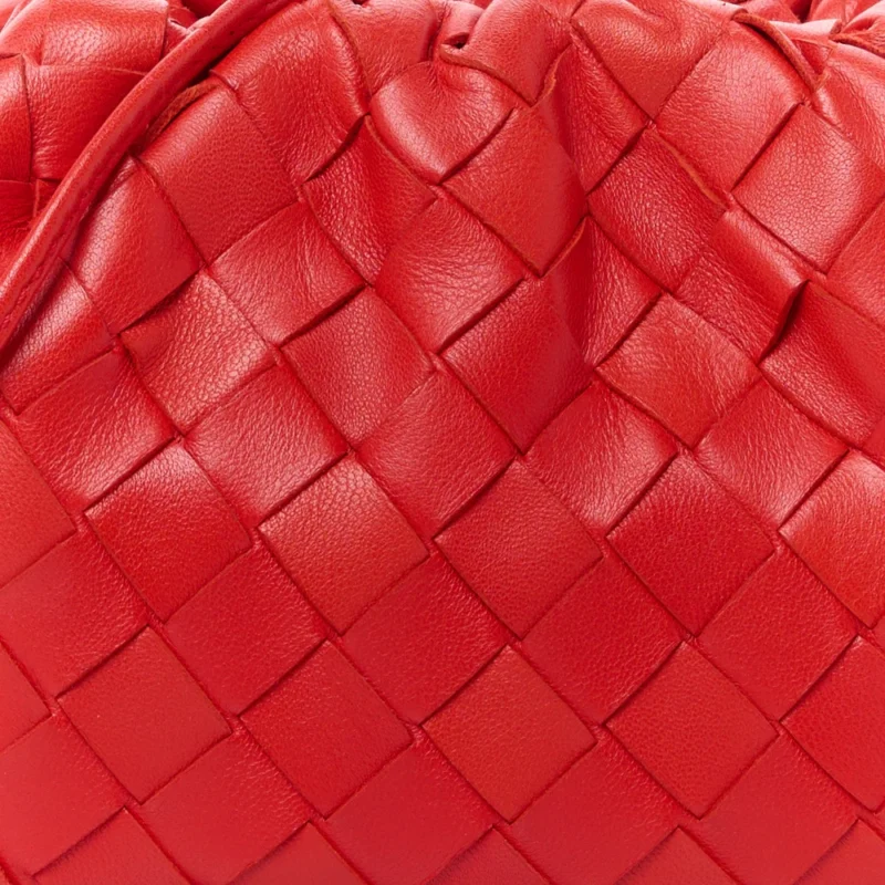 BOTTEGA VENETA MINI INTRECCIATO THE POUCH LOLLIPOP NAPPA LEATHER - Image 8