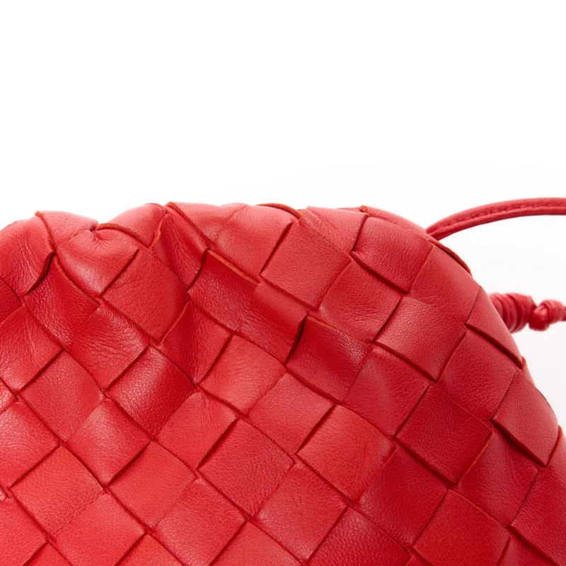 BOTTEGA VENETA MINI INTRECCIATO THE POUCH LOLLIPOP NAPPA LEATHER - Image 9