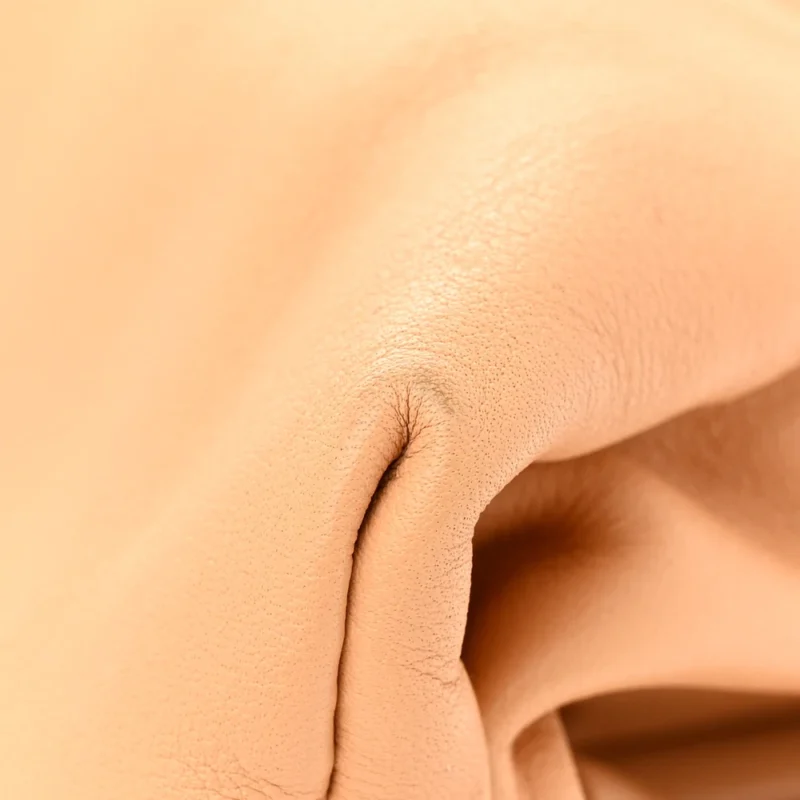 BOTTEGA VENETA MINI TEEN POUCH ALMOND CALFSKIN LEATHER - Image 9