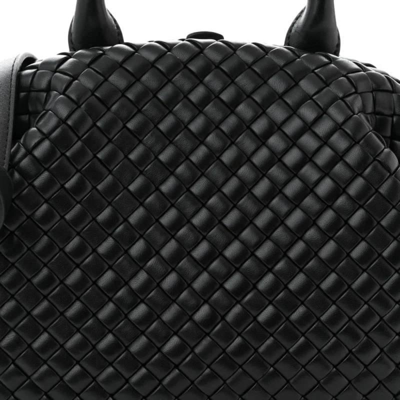 BOTTEGA VENETA SMALL INTRECCIATO PADDED THE HANDLE BLACK NAPPA LEATHER - Image 8