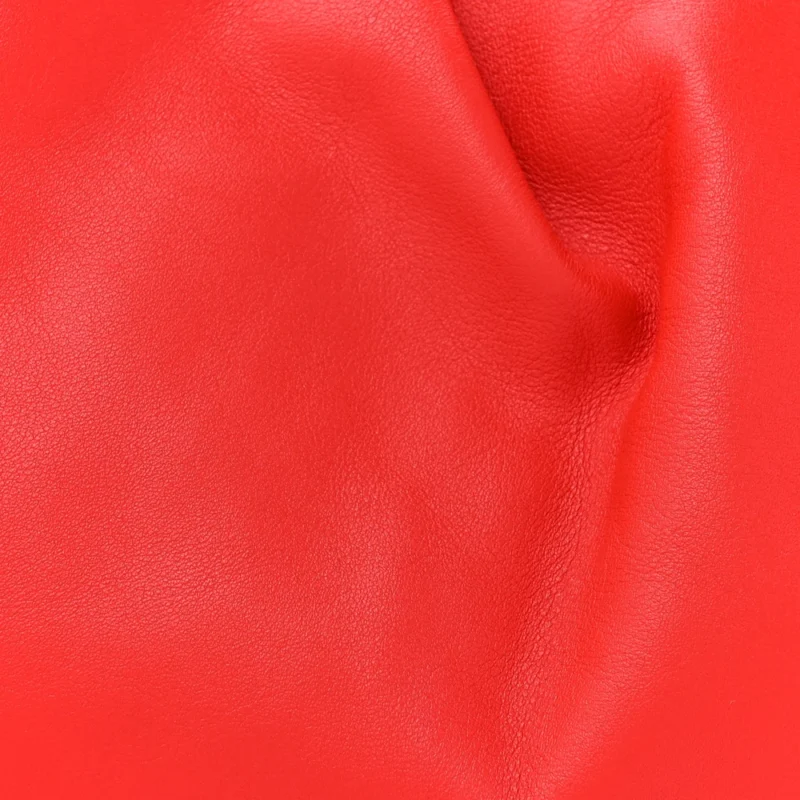 BOTTEGA VENETA SMALL THE SHOULDER POUCH RED SMOOTH BUTTER CALFSKIN LEATHER - Image 8