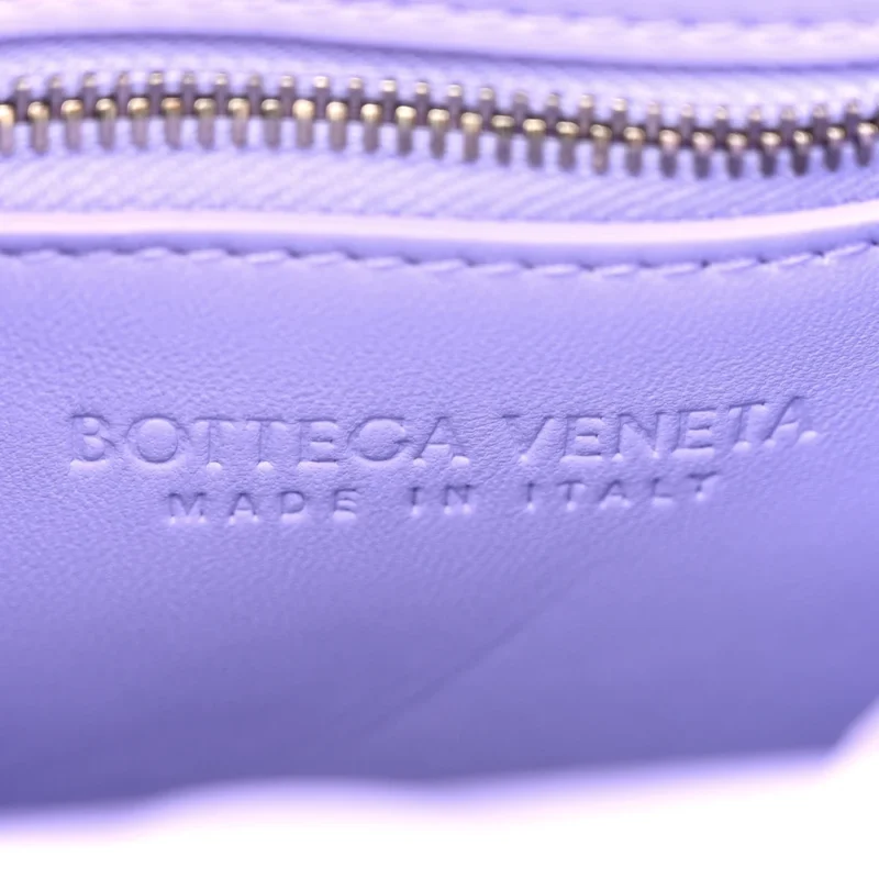 BOTTEGA VENETA MAXI INTRECCIATO MINI NORTH-SOUTH CASSETTE TOTE WISTERIA LAMBSKIN LEATHER - Image 2