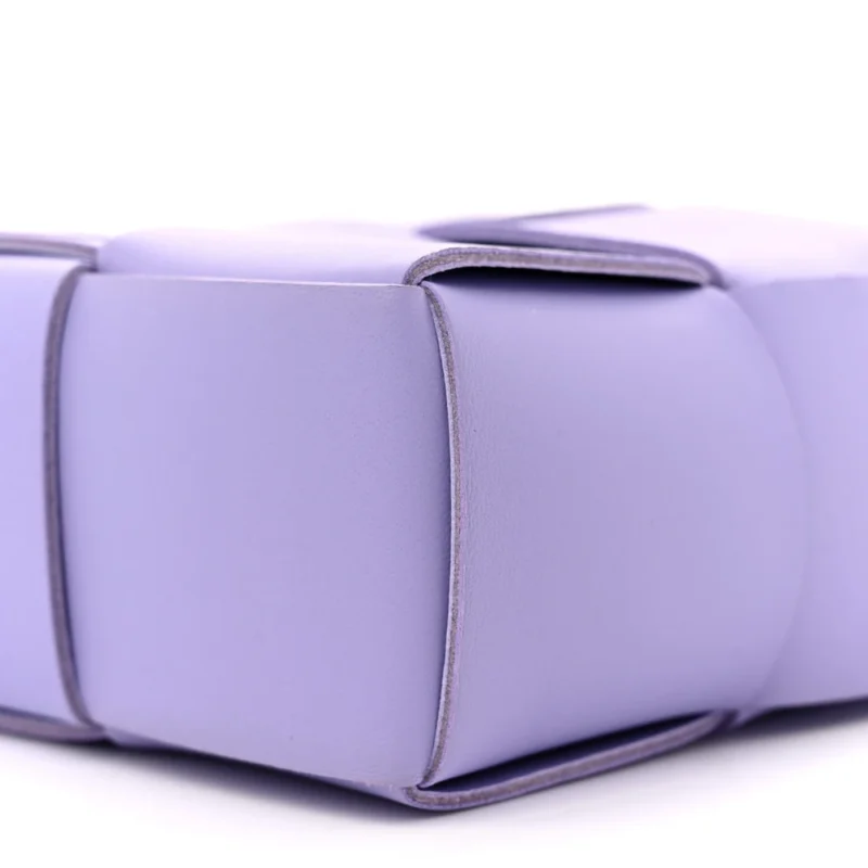 BOTTEGA VENETA MAXI INTRECCIATO MINI NORTH-SOUTH CASSETTE TOTE WISTERIA LAMBSKIN LEATHER - Image 4