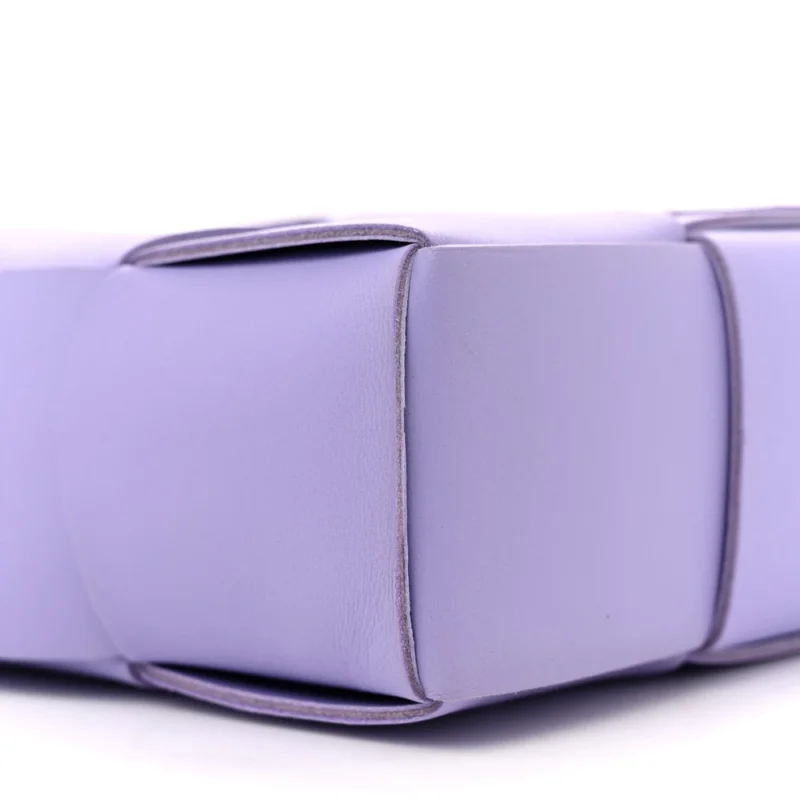 BOTTEGA VENETA MAXI INTRECCIATO MINI NORTH-SOUTH CASSETTE TOTE WISTERIA LAMBSKIN LEATHER - Image 5