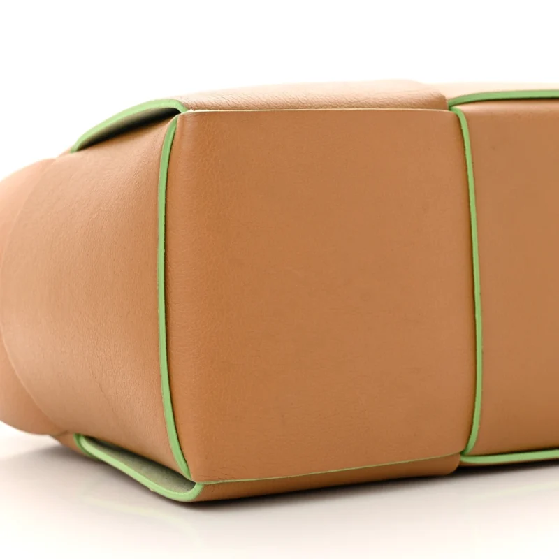 BOTTEGA VENETA SMALL INTRECCIATO ARCO TOTE CARMEL PISTACHIO NAPPA LEATHER - Image 4