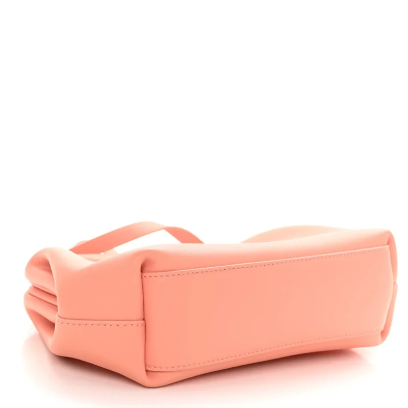 BOTTEGA VENETA SMALL THE POINT TRIANGLE BAG PEACHY CALFSKIN LEATHER INCOGNITO HARDWARE - Image 6