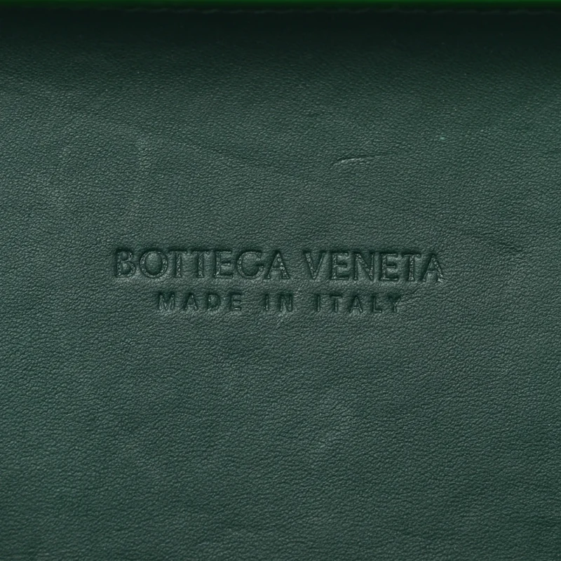 BOTTEGA VENETA MINI INTRECCIATO KNOT ON STRAP METALLIC ENVY CALFSKIN LEATHER - Image 2