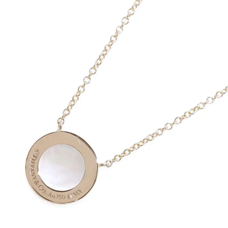 TIFFANY&CO. T TWO CIRCLE SHELL NECKLACE - Image 3