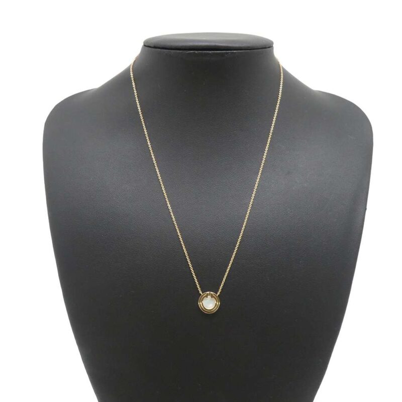 TIFFANY&CO. T TWO CIRCLE SHELL NECKLACE - Image 4