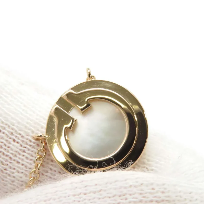 TIFFANY&CO. T TWO CIRCLE SHELL NECKLACE - Image 6
