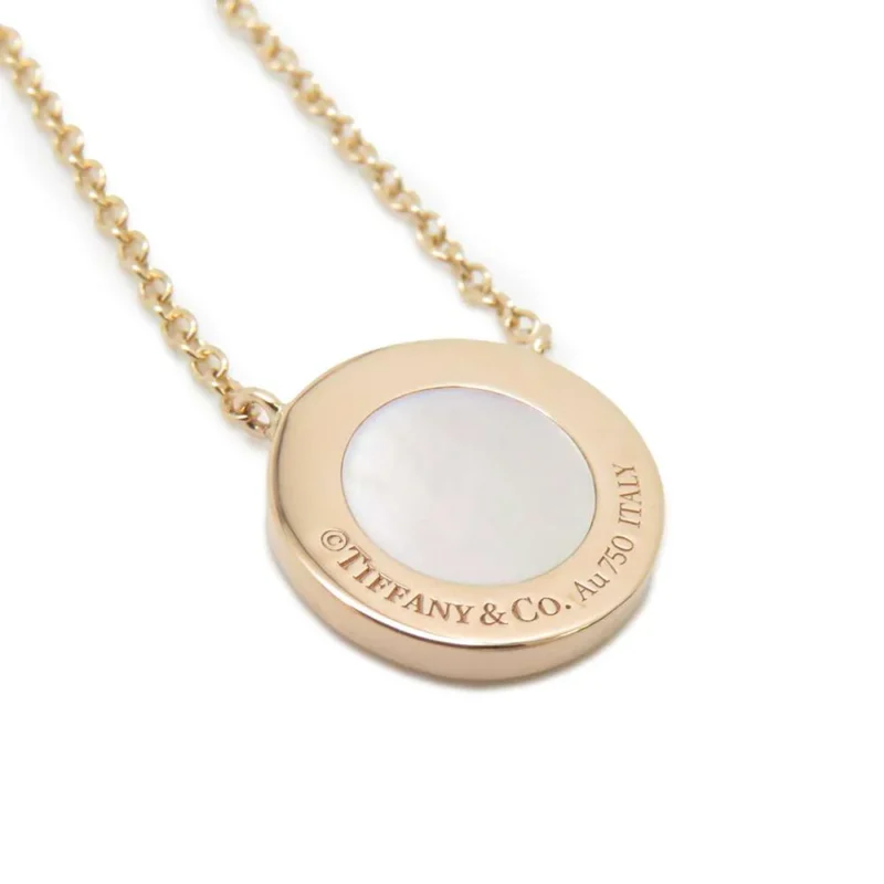 TIFFANY&CO. T TWO CIRCLE SHELL NECKLACE - Image 8