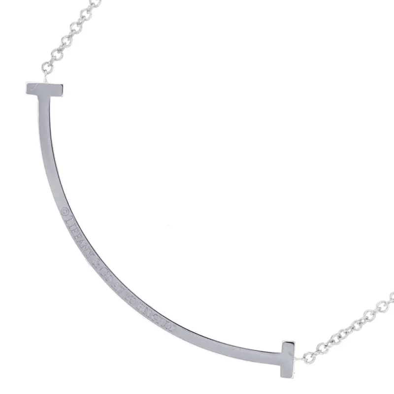 TIFFANY&CO. T SMILE PENDANT NECKLACE - Image 3