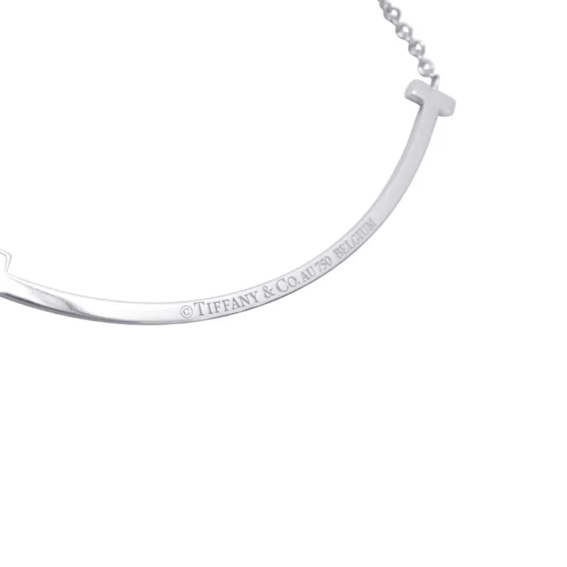 TIFFANY&CO. T SMILE PENDANT NECKLACE - Image 7