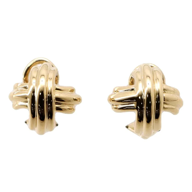 TIFFANY&CO. SIGNATURE CROSS EARRING