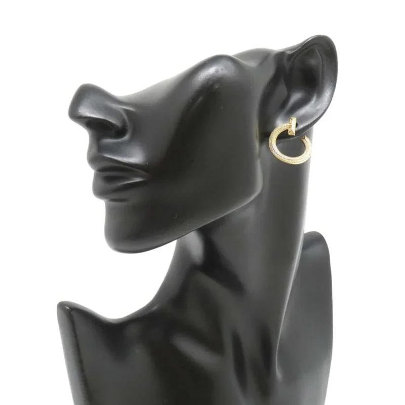 TIFFANY&CO. T ONE OPEN HOOP EARRINGS - Image 4