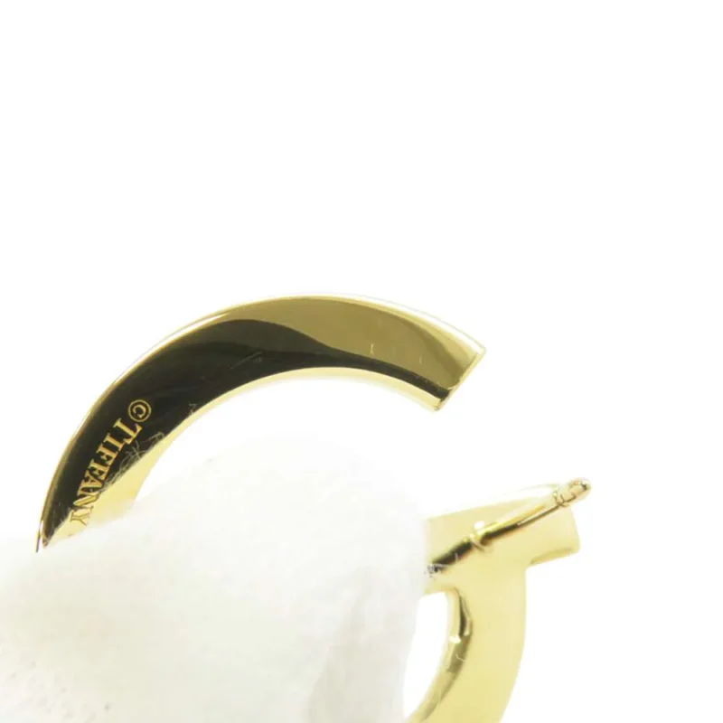TIFFANY&CO. T ONE OPEN HOOP EARRINGS - Image 6