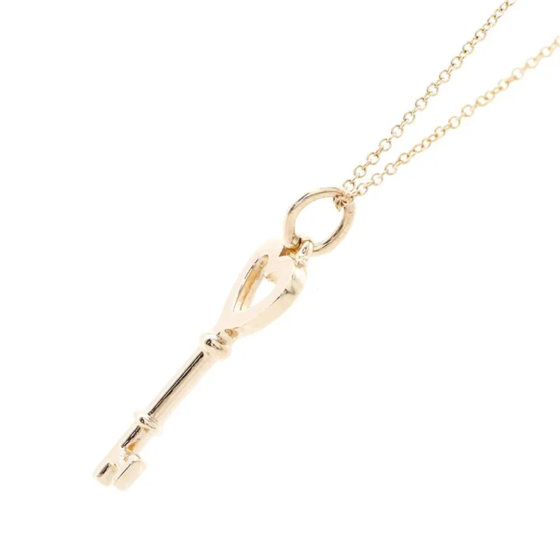 TIFFANY&CO. HEART KEY NECKLACE - Image 2