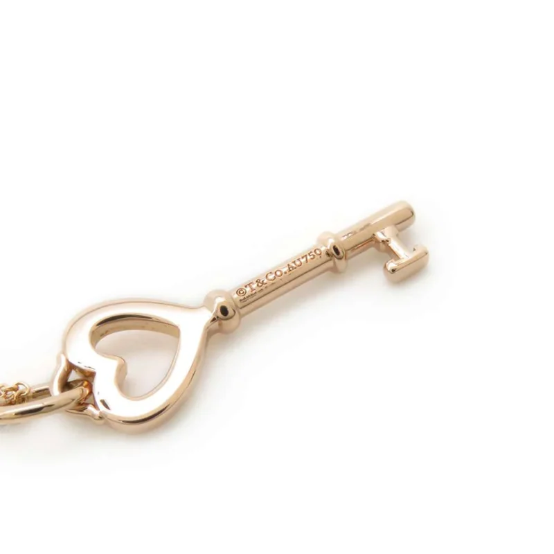 TIFFANY&CO. HEART KEY NECKLACE - Image 8