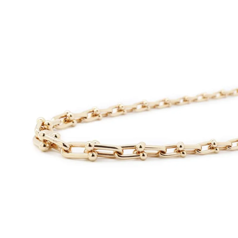 TIFFANY&CO. HARDWARE GRADUATED LINK NECKLACE - Image 2