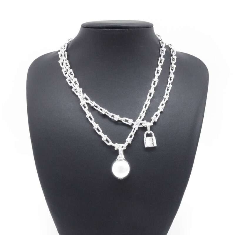 TIFFANY&CO. HARDWARE SMALL WRAP NECKLACE - Image 4