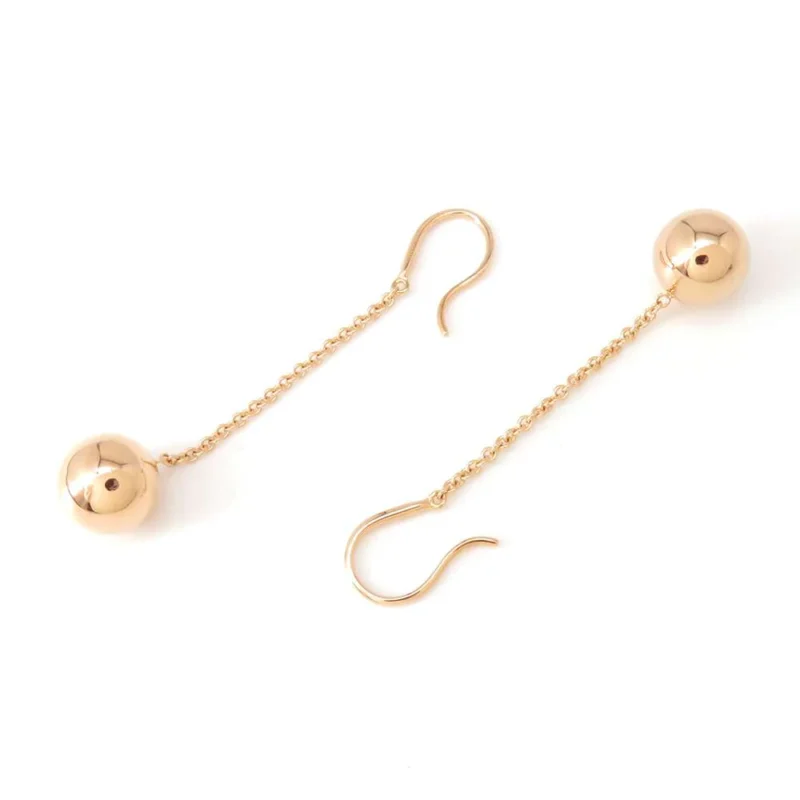 TIFFANY&CO. BALL HOOK EARRINGS - Image 3