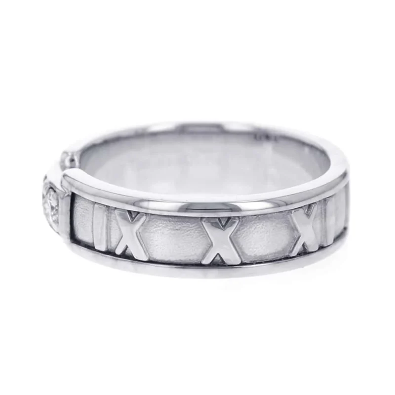 TIFFANY&CO. ATLAS RING 3P DIAMOND - Image 2