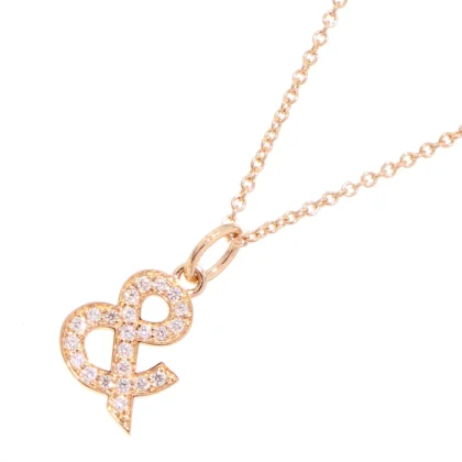 TIFFANY&CO. AMPERSAND DIAMOND NECKLACE