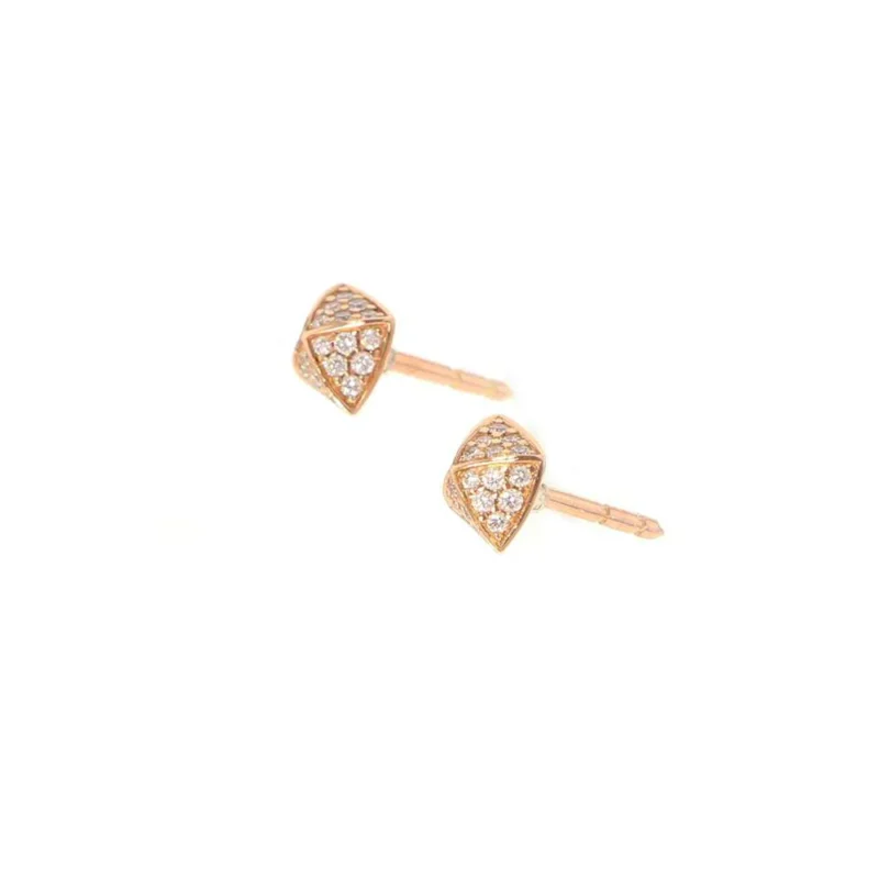 HERMES HERMES CREW DE H STUD EARRINGS - Image 2