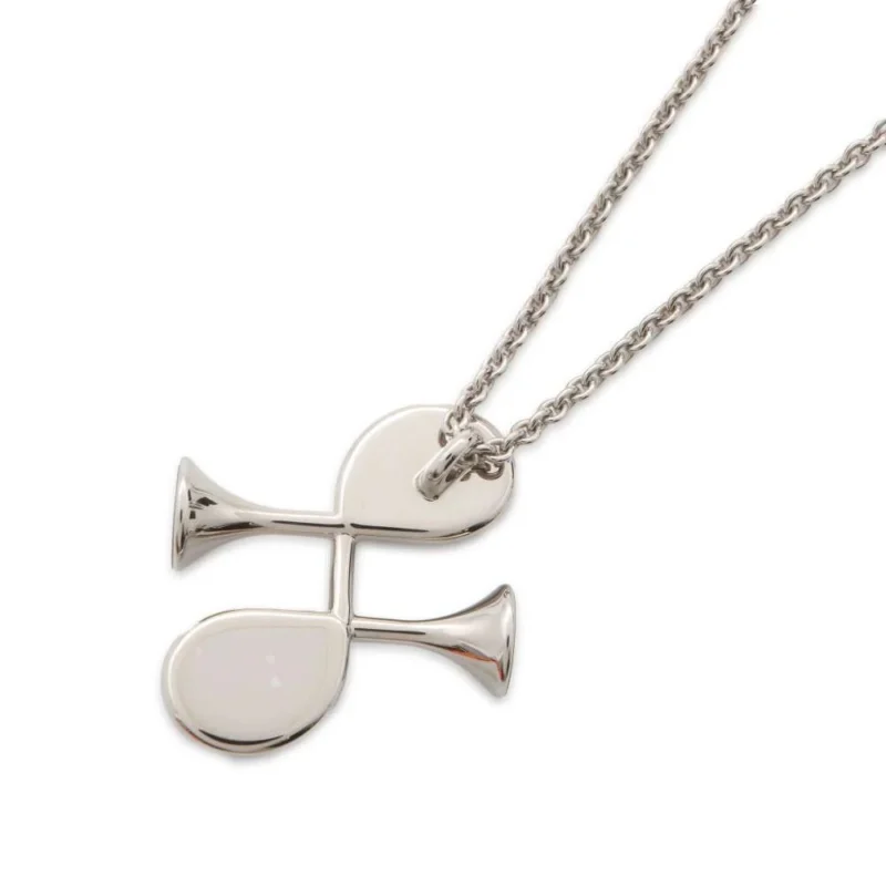 HERMES COL H NECKLACE GRAY - Image 3