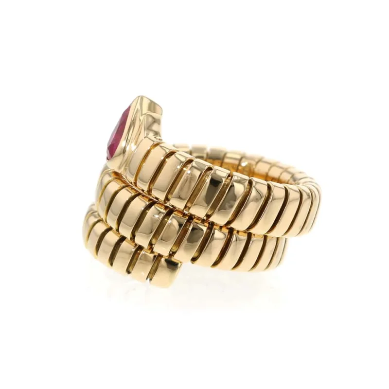 BVLGARI TUBOGAS SNAKE RING - Image 2