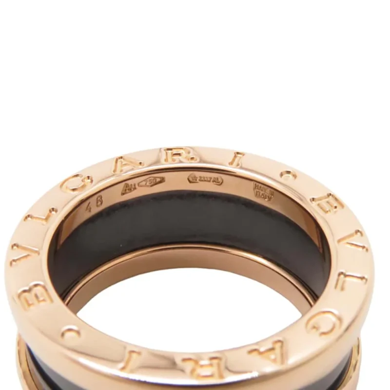 BVLGARI B.ZERO1 2-BAND RING SIZE 48/# - Image 7