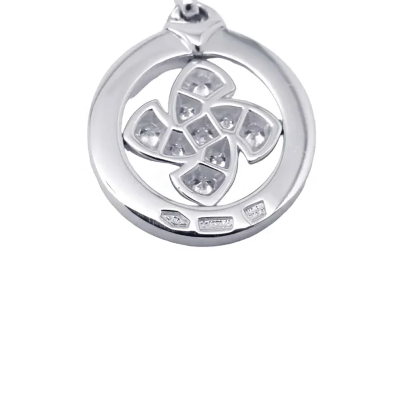 BVLGARI TONDO WINDMILL DIAMOND BAG CHARM WITH BAG CHARM BRACELET - Image 11