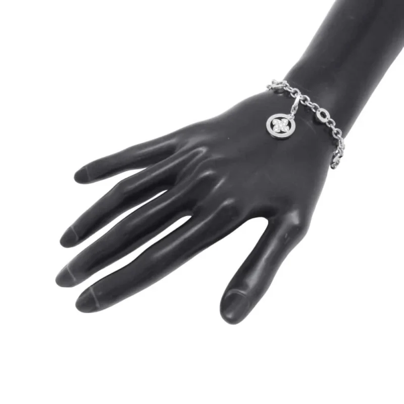 BVLGARI TONDO WINDMILL DIAMOND BAG CHARM WITH BAG CHARM BRACELET - Image 4