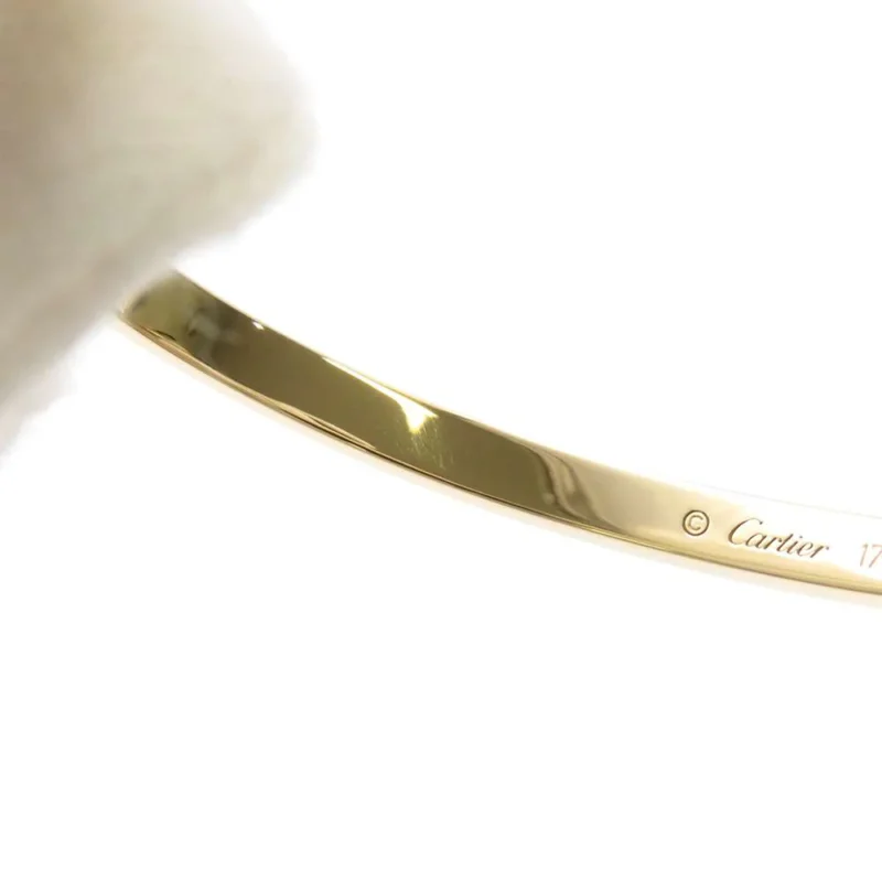 CARTIER LOVE BRACELET SIZE 17CRB6047517 - Image 7