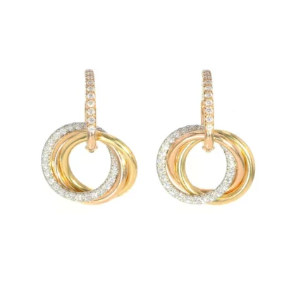 CARTIER TRINITY EARRING