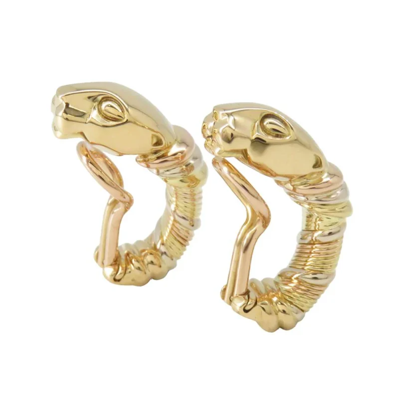 CARTIER PANTHERE COUGAR EARRINGS - Image 2