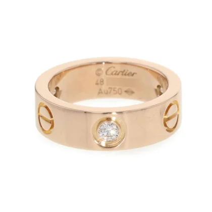 CARTIER LOVE RING CLASSIC MODEL DIAMOND SIZE 48/#8