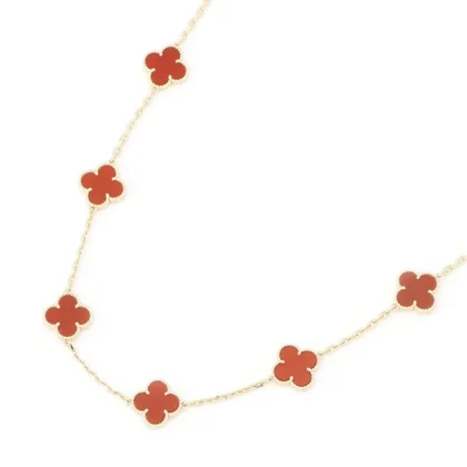 VAN CLEEF & ARPELS VINTAGE ALHAMBRA LONG NECKLACE 20 MOTIFS