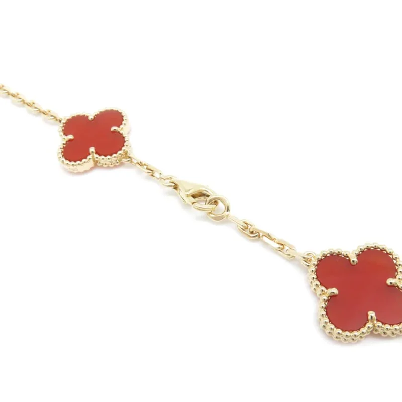 VAN CLEEF & ARPELS VINTAGE ALHAMBRA LONG NECKLACE 20 MOTIFS - Image 5
