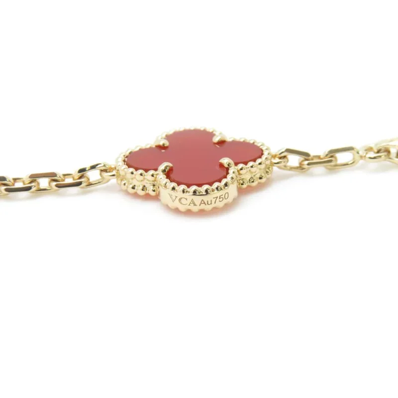 VAN CLEEF & ARPELS VINTAGE ALHAMBRA LONG NECKLACE 20 MOTIFS - Image 7