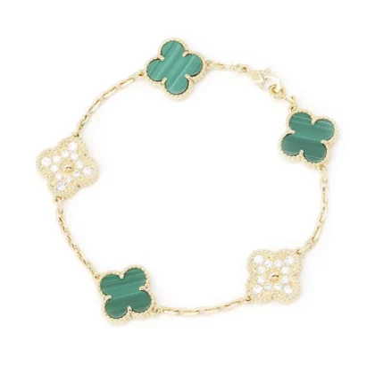 VAN CLEEF & ARPELS VINTAGE ALHAMBRA BRACELET 5 MOTIFS