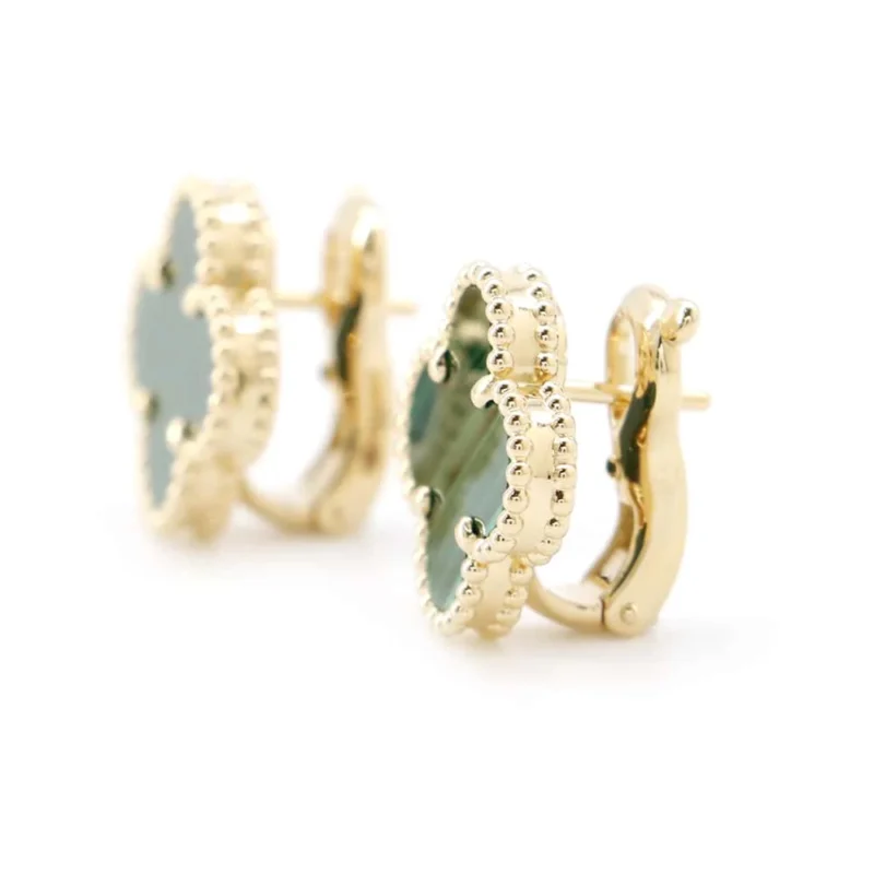 VAN CLEEF & ARPELS VINTAGE ALHAMBRA EARRING - Image 2