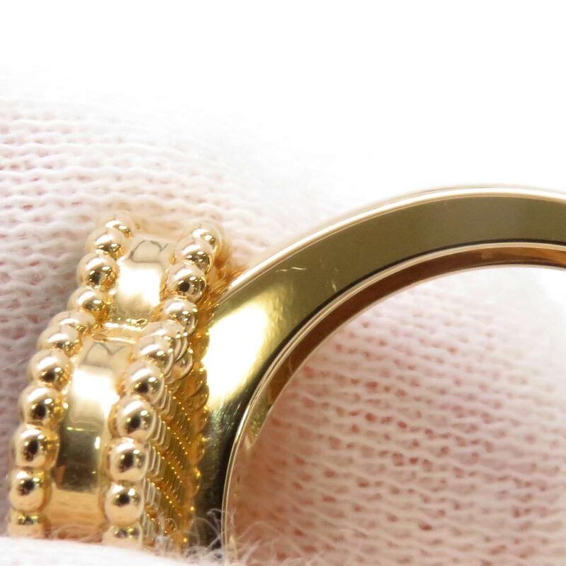 VAN CLEEF & ARPELS VINTAGE ALHAMBRA RING SIZE 49/#9 - Image 7
