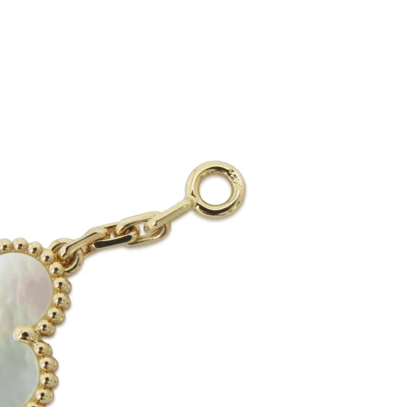VAN CLEEF & ARPELS VINTAGE ALHAMBRA NECKLACE 10 MOTIFS - Image 8