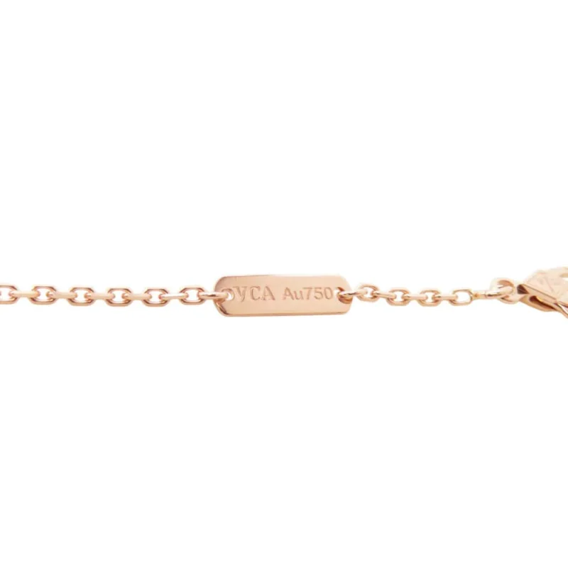VAN CLEEF & ARPELS VINTAGE ALHAMBRA 1PD NECKLACE 2021 HOLIDAY COLLECTIONVCARP7TD00 18K PINK GOLD - Image 7